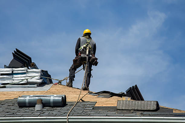 Professional Flat Roof Repair technician working in Gallitzin, PA